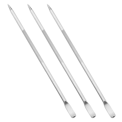 ULTECHNOVO Penna per Latte Art in Acciaio Inossidabile 304 3 Pezzi per Decorare Cappuccino e caffè, Strumento Mescolatore di Schiuma Portatile per Baristi e Uso Domestico