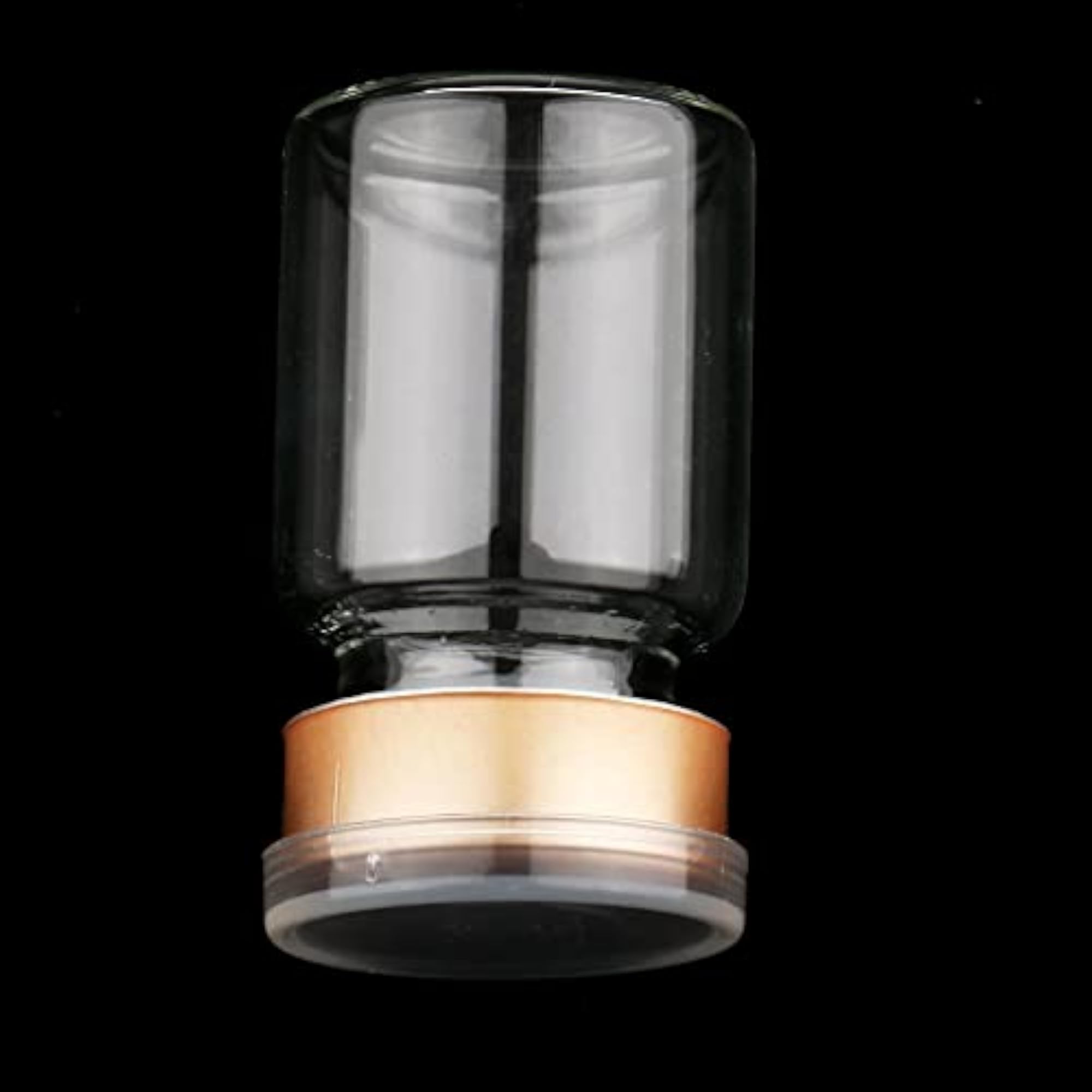 20 Transparent Glass Bottles with Rubber Stopper