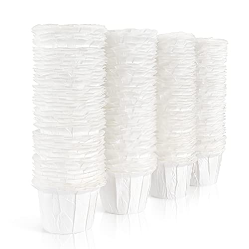 BRBHOM Copos de filtros de papel descartáveis compatíveis para um único copo pequeno filtro reutiliz