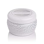 Capri Blue Volcano Scented Mini Tin Candle - Luxury Home Candle in Tropical Fruit & Sugared Citrus - Soy Wax Blend - White (3 oz) - Image 4