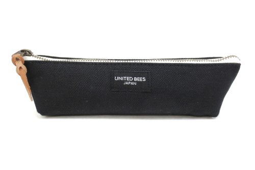 United bees Pen case pouch, Japanese-made canvas, black UBM-BPN-01 by United bees