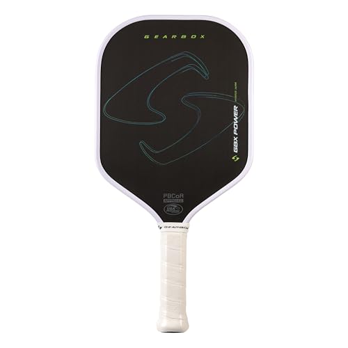 Gearbox GBX Power Hybrid Pickleball Paddle – Balanced Power & Control Carbon Fiber Paddle, Fast Hands & All-Court Performance, USA Pickleball Approved