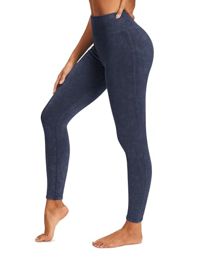 Stelle Workout Ribbed Seamless Leggings for Women High Waist Tummy Control Gym Leggings Athletic Yoga Pants