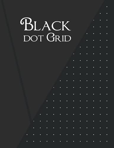 Carnet pointillé pages noires carnet de notes blank page notebook - 2