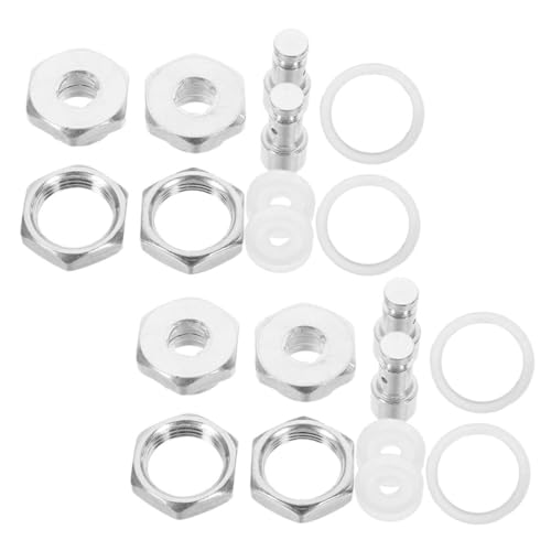 Juego de 4 válvulas flotantes para ollas a presión, repuestos universales de acero inoxidable y silicona miniatura 1