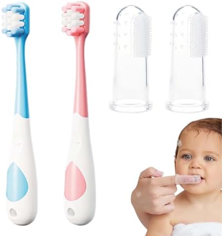 Kit De Brosse À Dents Bébé (3 À 24 Mois) - Assortiment Doigtier B...