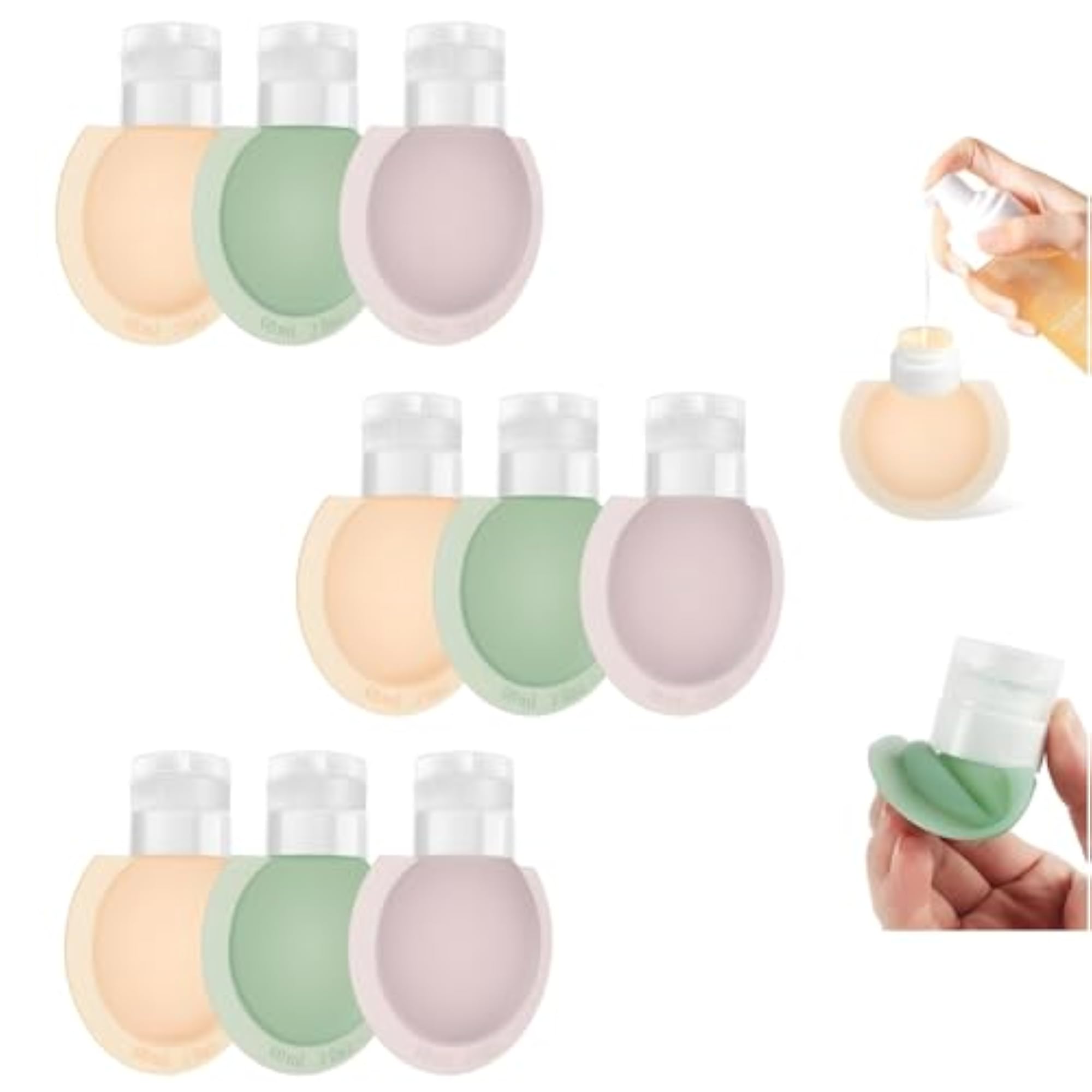Silicone Travel Bottle Pouch for Toiletries