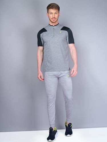 Image of TECHNOSPORT Men's Slim Fit Active T-Shirt - (MTP512 P) Pack of 1