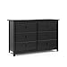 Stork Craft Kenton 6 Drawer Universal Dresser, Black