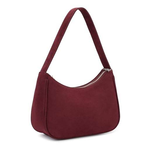 Image of CYHTWSDJ Shoulder Bags for Women, Cute Hobo Tote Handbag Mini Clutch Purse with Zipper Closure