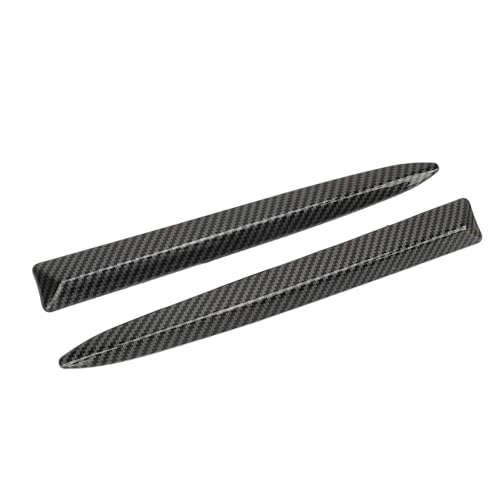 Garniture de Moulage Supérieure Pare-Chocs Avant Résistant en ABS Look Carbone pour Auto 2007-2015