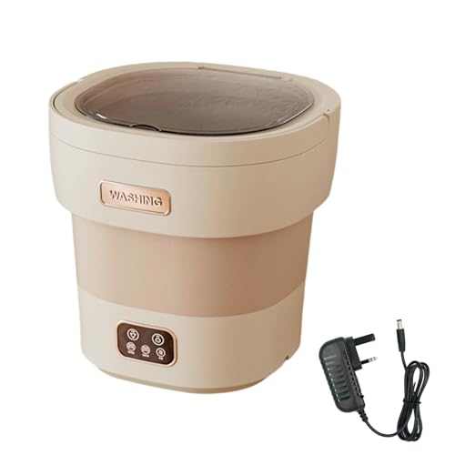 1. 12L Portable Washing Machine with Dry, Quiet for Underwear/Socks, Compact Travel Design Integrated Washing Machine and Dryer