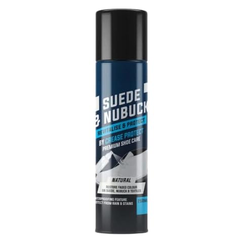 Suede & Nubuck Renovator Spray 250ML - Revitalise & Protect - Restore Colour + Waterproofing Effect (Natural/Neutral, Pack of 1) Cover