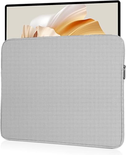 Ctemnpho 17.3inch Portable Monitor Case Storage Bag, Portable Computer Cover Bag with Pocket Zipper for 17.3inch Monitor, Laptop Notebook Computer Gaming Display Protective Travel (Gray)