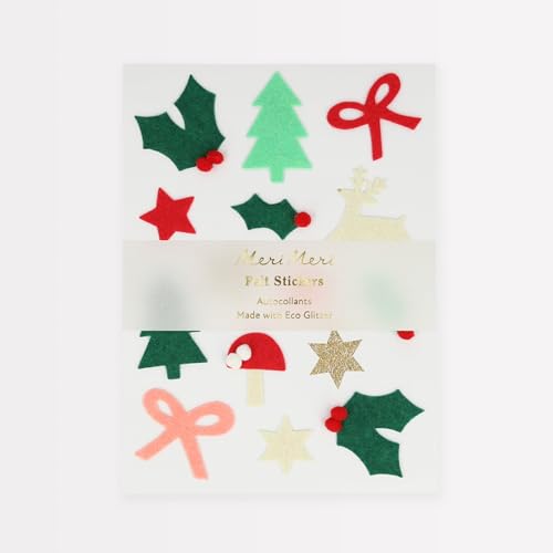 Felt Christmas Icon Stickers - Yeni Yıl Motifli Çıkartmalar (4'lü)