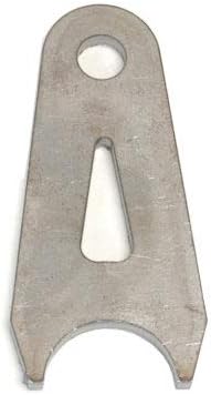 Weld On 6 Inch Tall Rear Bench Seat Tab Radiused For 1.50 Tube With 3/8 Id Hole Pack Of 10 Pcs