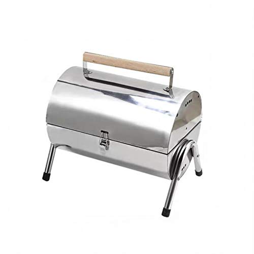 Parrilla portátil para barbacoa, mini ahumador ligero para picnics al aire libre, camping y cocina en el patio trasero