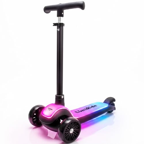 Trottinette trois roues LED pour apprendre l'équilibre dès l'âge de 3 ans