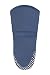 RITZ Royale Cotton Twill Puppet Oven Mitt with Silicone Dot Non-Slip Grip, 13-inch, Federal Blue