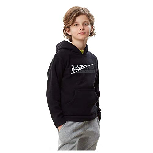 Image of Napapijri Boys' K TAKY H Sweatshirt, Black (Black 041), 8 Years
