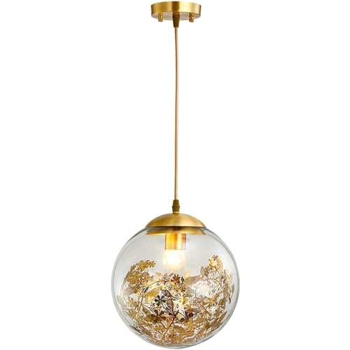Abat-Jour en Verre Circulaire pour Éviter l'Ombre : Luminaire Suspendu Lumineux