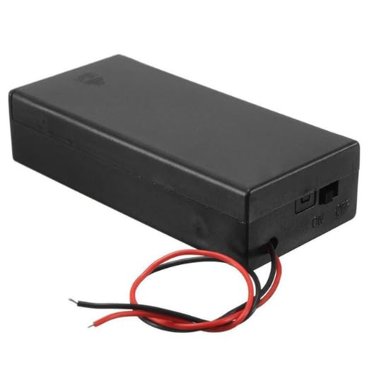 R&D 18650 Cell Holder Storage Box with cover and on/off Switch Pack of (2)-image-33
