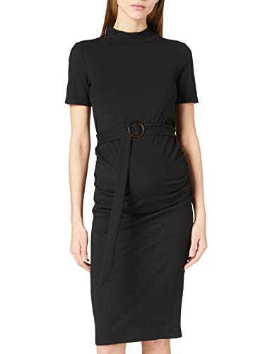 Robe SS Rib Supermom pour femme vêtement grossesse en maille côtelée