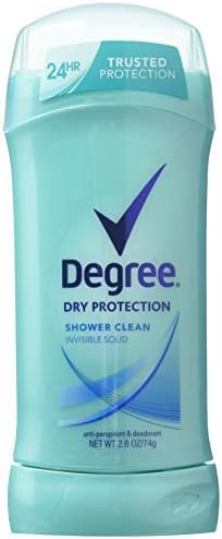 Degree Women Shower Clean Invisible Solid Anti-Perspirant & Deodorant 2.6 oz (Pack of 6)