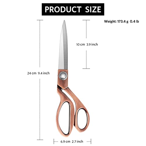 KUONIIY Heavy Duty Sewing Scissors 9 inch - Image 4
