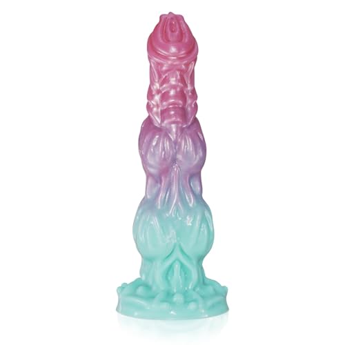 Image of Fantasy Dildo, 9.44'' Soft Silicone Monster Dildos with Strong Suction Cup, Dragon Dildo Anal Plug Prostate Sex Toys for G Spot Gay Men Women