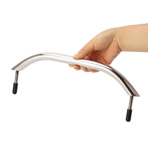 Pasamanos con Mango para Barco de 12 Pulgadas, Mango de Agarre Marino para Barco de Acero Inoxidable, Mango Pulido Brillante para Barco, Yate, RV