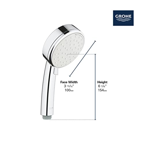 GROHE 275712432 Tempesta Cosmopolitan 100 Handshower 1.5 GPM, 2 Sprays,Matte Black by GROHE - Used condition - Image 3