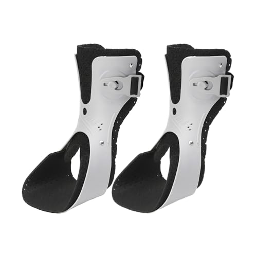 SFKLYU 1 par de Tobilleras Ligeras para Pie Caído, Ideales para Usar con O Sin Calzado, para Hemiplejia, Accidente Cerebrovascular y Pie Varo. Mejora la Marcha,A1,XL
