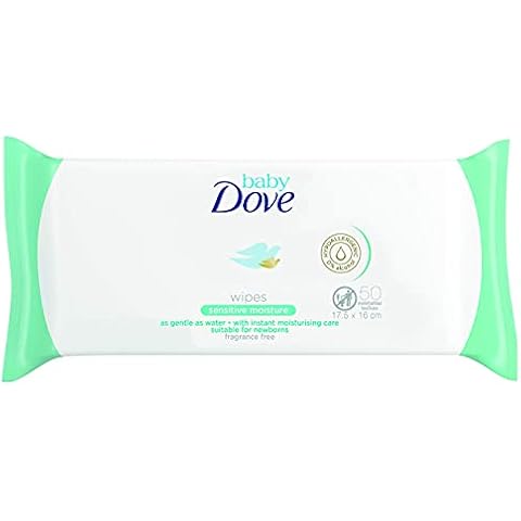 Baby Dove Fragrance Free Moisture instantly moisturising baby wipes Wipes for delicate skin 50 pcs Cover