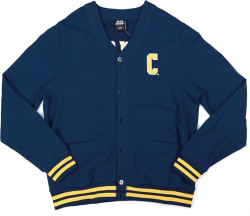 Big Boy Coppin State Eagles S6 Mens Cardigan [Navy Blue] - ID#71081-115-85-0-0