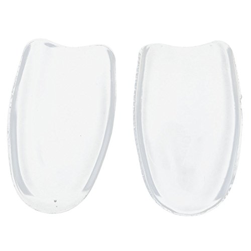 Staccatory Une paire de Semelles clairs de talon de hauteur 5mm en gel de silicone pour les femmes Cover
