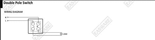 Schneider/Clipsal NEO E3000 C-Metro 86-Type Grey Silver 20A Double Pole Heater/Oven/Cooker Switch with Blue LED Indicator E3031HD20_EBGS