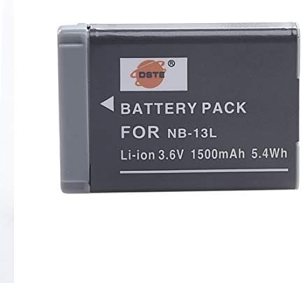 Spare Battery Compatible with NB-13L NB13L PowerShot G5X G7X G9X, G5X Mark II, G7X Mark II, G9X Mark II, SX720 HS, SX730 HS, SX620 HS,PowerShot SX740 HS Digital Camera