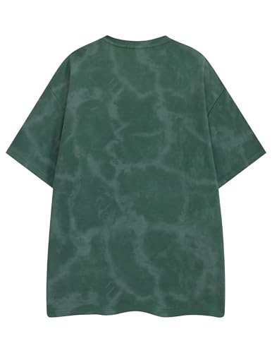 Image of Aelfric Eden Mens Graphic Tee Shirts Oversized Baggy Loose Cotton T-Shirt Streetwear Casual Summer Y2k Shirt