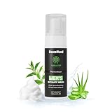 DouceWand Men's Intimate Wash - Foaming Groin Cleanser for Daily Hygiene & Odor Control - Enriched with Tea Tree Oil, Aloe & Camellia Extract - pH Balanced, Refreshing Body Wash for Athletes - 5 Fl Oz