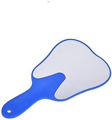 ALKITA 5 PCS Tooth-Shaped Patient Face Mirrors Plastic Office Decoration US Stock