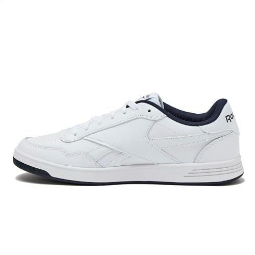 Reebok Court Advance Sneakers for Men - Casual Tennis Mens Shoes Size 6 to 15, White or Black, Footwear White/Vector Navy/Footwear White, 133