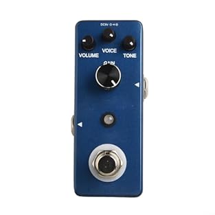 Authentic Dumble-Inspired Overdrive: Captures the amp-in-a-box tone of classic Dumble setups, delivering rich, warm analog overdrive that enhances your guitar's natural voice with vintage character and dynamic response. Low to Medium Distortion Profi...