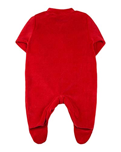 Macacão Bebê Plush Dinossauro Spacessaur - Vermelho P