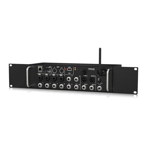 Mezclador de DJ, Consola de grabación de estudio mezcladora digital MR12 X AIR Consola mezcladora digital de 12 canales DSP Wifi Mesa digital