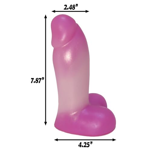 2.48 Huge Thick Monster Fantasy Dildo with Big Heart Suction Cup - Image 2
