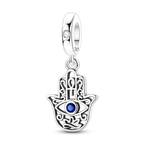 Image of 925 Sterling Silver Charms,Hypoallergenic Beads,Compatible with Pandora Bracelets and Necklaces,Women Holiday Gift Pendants