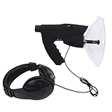 Fdit Vogelbeobachtungs-Soundverstärker mit 8-Fach-Monokular-Teleskop, 300 Fuß Reichweite, Naturhörgerät mit Kopfhörern, Wildtierbeobachter für die Erkundung von Kindern Im Freien