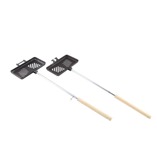 Gril double en fonte robuste avec charnière séparable durable