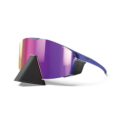 Julbo EDGE COVER mieszane okulary przeciwsłoneczne do wspinaczki górskiej, narciarstwa trekkingowego Niebieski/czarny Kategoria 4
